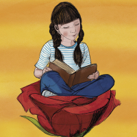 Roses i llibres per Sant Jordi...