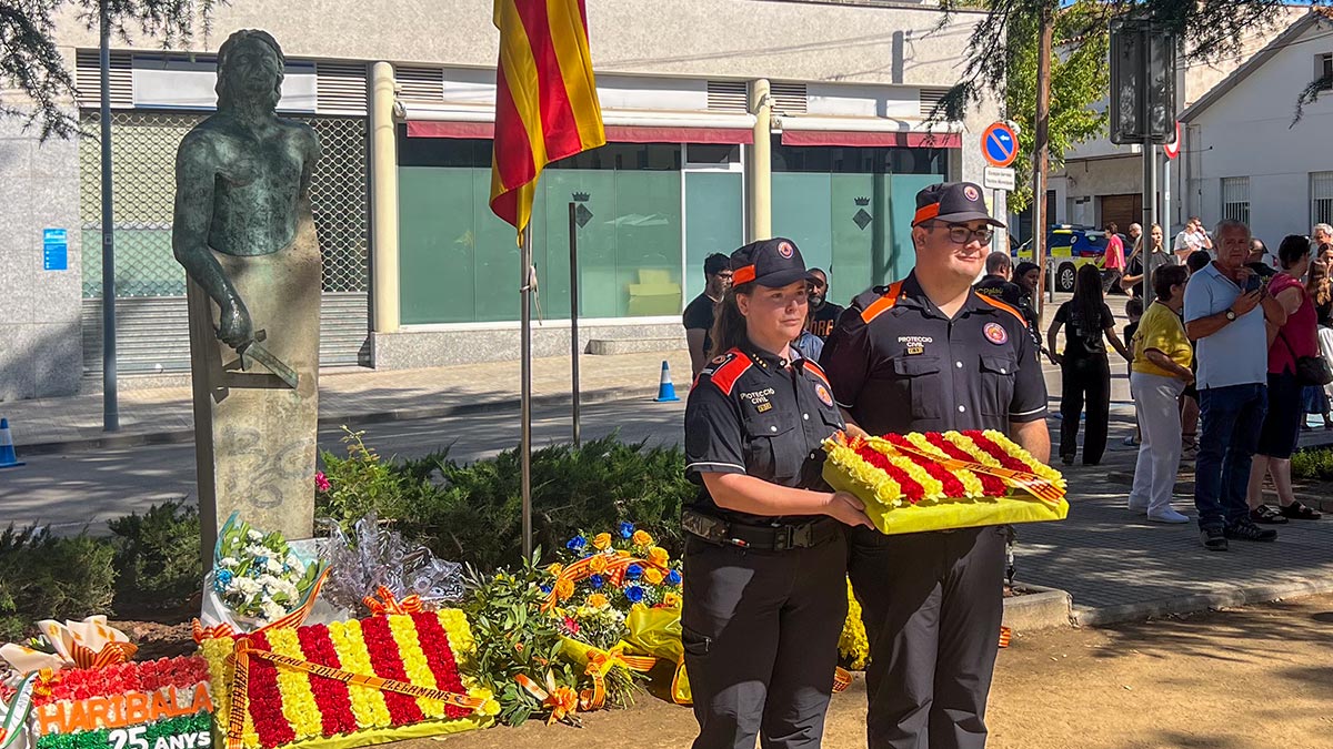 <i class='fas fa-caret-right fa-lg' ></i> Diada - Ofrena Floral - Associació de Voluntaris de Protecció Civil